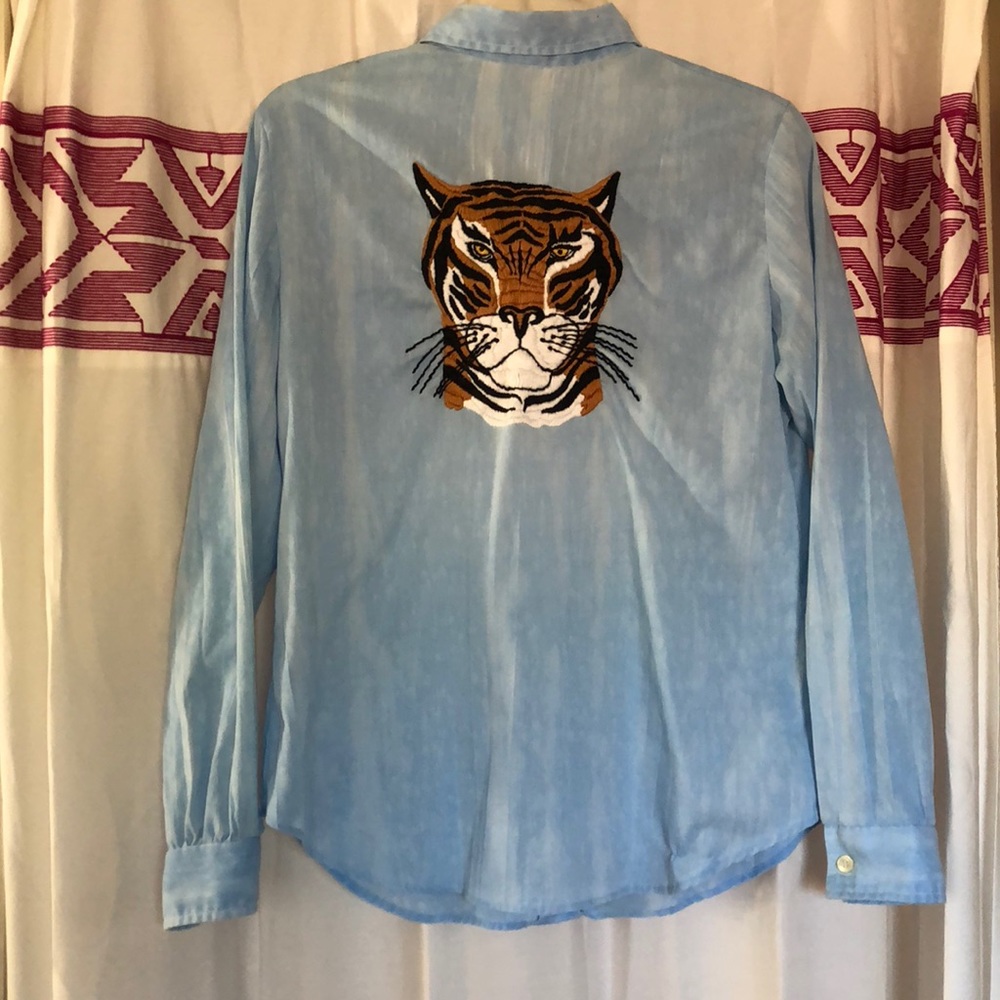 “Go Get Em’ Tiger” Cowgirl Shirt